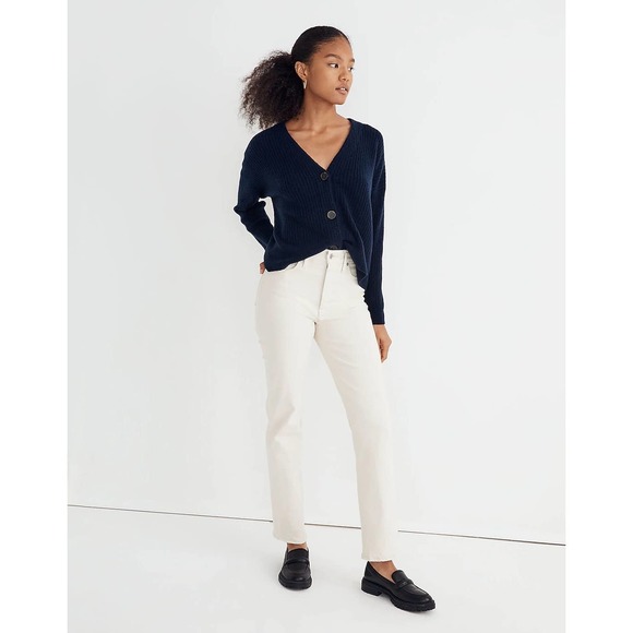 Madewell Denim - Madewell The Perfect Vintage Straight Jean in Vintage Canvas Wash Sz 28 NG254